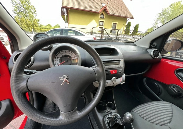 Peugeot 107 cena 19900 przebieg: 89000, rok produkcji 2013 z Rydułtowy małe 742